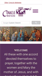 Mobile Screenshot of cenaclesisters.org