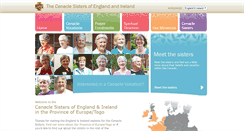 Desktop Screenshot of cenaclesisters.co.uk